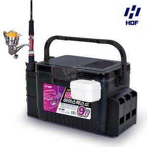 HDF 해동 멀티 태클 아이스박스 9L HB-1850 낚시용 소형 쿨러 에깅 태클박스 9리터