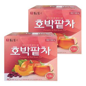호박팥차 40T x 2개 호박 팥 호박차 팥차