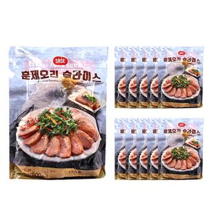 사세 훈제오리 슬라이스 800g /냉동 한박스 (800g x 10ea)-아이스박스무료