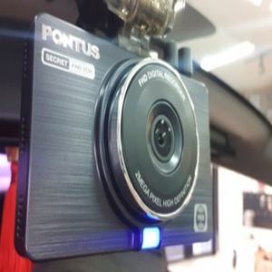 현대엠엔소프트 폰터스 FHD 1채널 블랙박스 시크릿 32G 12/24V 4인치 LCD 화물차 1톤트럭 포터 봉고 탑차