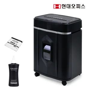 [현대오피스] 자동급지 문서세단기 PK-140AF (오일+파지봉투) 140매 30분연속세단 종이파쇄기 서류세절기 사무용