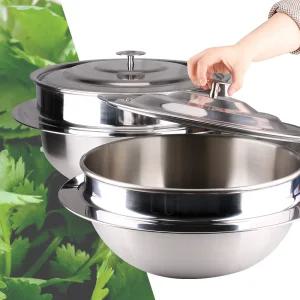 스텐 통3중 대형 가마솥 32 IH 인덕션 업소용 냄비 스텐솥 솥단지