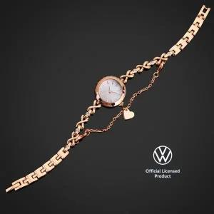 [하프클럽/폭스바겐]폭스바겐 스와로브스키 스톤 사용 레이어드 팔찌시계