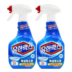 유한락스 욕실청소용 600ml 2개