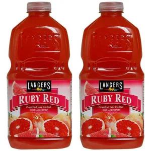랭거스 루비레드 자몽 1.89L x 2개 ~ 4개 수입 과일주스