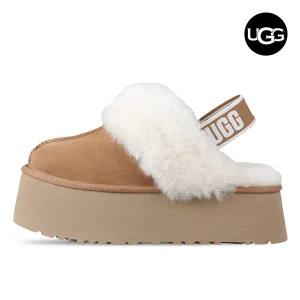 어그 UGG 펀케트 여성 겨울 방한 슬리퍼 체스트넛 1113474-CHE