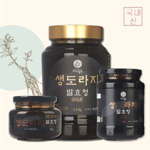 강원도 생도라지 발효청 1.2kg 국내산 3년근 강원도 약도라지청 선물세트
