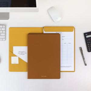 A4 마그넷 클립 파일 가죽서류철 디자인화일 10컬러