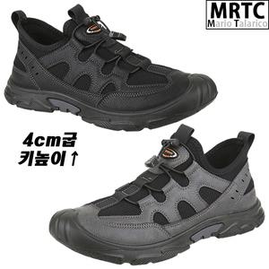 [마리오탈라리코]코드락 매쉬자수 토우캡스니커즈 4cm굽 키높이운동화