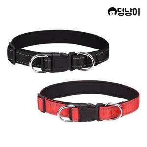 [댕냥이] 강아지 산책용품 야광 스티치 본딩 목줄