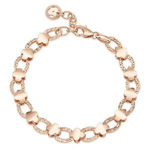 [골드리아] 14k/18k 오벌클로버 여성 금팔찌