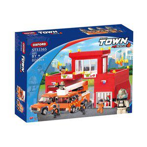 [신세계몰]옥스포드 ST33365 타운히어로즈 소방 119 소방차 구조대 피규어 블럭 보드게임 만들기 조립 블록