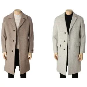 [롯데백화점]레노마 FW 레노마 라이트베이지,라이트그레이체크 2종택일 모직코트 RMDMBH74A75ADG