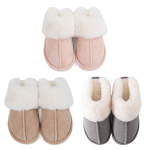 여성 따뜻한 털 슬리퍼 / 겨울 방한 퍼 기모 사무실 실내화 거실화
