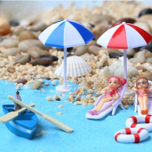 미니어처 파라솔 모형 바다 해변 소품 피규어 소중대