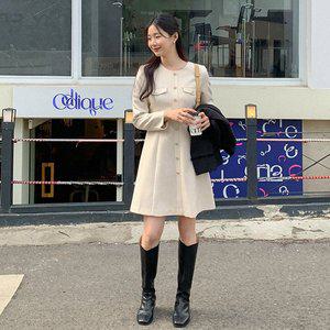 [공구우먼] [제작] 호린 미디 원피스 73729 빅사이즈 여성의류