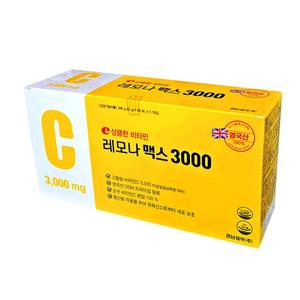 경남) 레모나 맥스 3000 비타민C 3g x 100포 영국산 DSM 원료