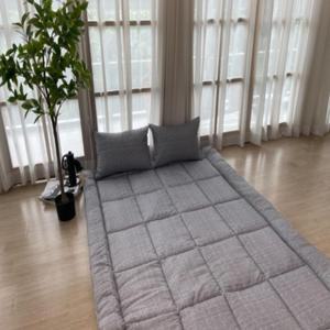 바닥 침대 토퍼 매트리스 수면 매트 가벼운 푹신한 차박 캠핑 바닥요