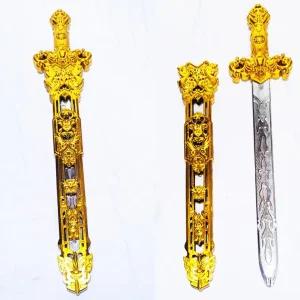 d) 금색칼 장난감칼 황금칼 모형칼 피규어 귀칼 닌자검 가짜칼 할로윈 코스프레 크리스마스선물 어린이날선