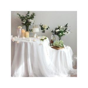 파티테이블보 식탁보 공단 메쉬 생일 백일 돌 브라이덜샤워 포토테이블 천
