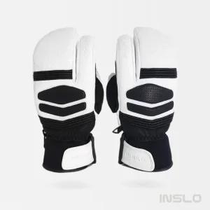 에이치플러스몰 인슬로 스키보드 가죽삼지장갑 DH1291 인슬로장갑 스키장갑 가죽장갑 방한장갑