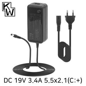 [알티피아]강원전자 KW 19V 3.4A SMPS 아답터(5.5x2.1mm/C-+) KW-A1934A(SK06T-1900340W2)