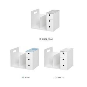 [OFM63ROQ]시스맥스  콤보 책꽂이 2단 칸막이 서랍 필기