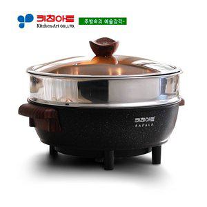 [키친아트] 라팔 프리미엄 통주물 전기가마솥찜기32CM