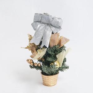 [OFLP9557]트리 장식 리본 18cm 실버