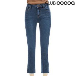 [클럽코코아] 기모슬림핏워싱데님팬츠_C2A2PT63672