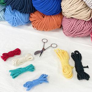 마크라메실 뜨개실 코바늘실 5mm 우동끈 소분실 (1M단위) 손뜨개 가방실