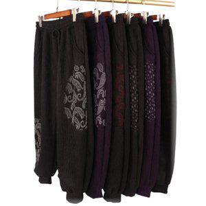 [기타]겨울 여성 따뜻한 융털 기모바지 엄마 할머니 몸빼바지 편한 고쟁이바지 농촌 김장 일바지