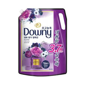 다우니 초고농축 섬유유연제 생화향기 미스티크 2.6L 리필