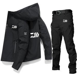 용수철 여름 야외 스포츠 방수 의류 낚시 세트 낚시 의류 재킷 바지 자외선 차단 캐주얼 솔리드 셔츠