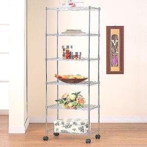 [RG671905]메탈랙450 6단 정리대 거실 이동선반 메탈렉