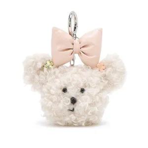 [헤지스](광주신세계)[24SS]베이지 크림 퍼피 키링 겸 참장식 HIHO4E111I2