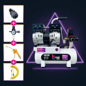 케이콤 저소음 오일리스 콤프레샤 2마력 소형 가정용