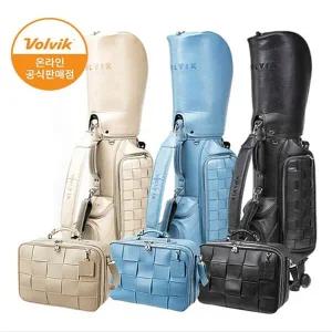 VOLVIK 볼빅 VBDB 프라임 위빙 바퀴형 캐디백 보스턴백 세트