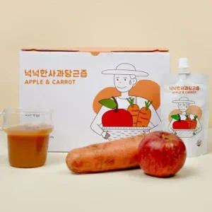 넉넉한사람들 사과당근즙 100ml x 20포