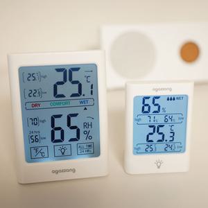 백라이트 온습도계 디지털 메모리 온도계 습도계