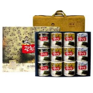 달인 2호 고급 캔김 선물세트    재래캔김6개+파래캔김3개+돌김캔김3개