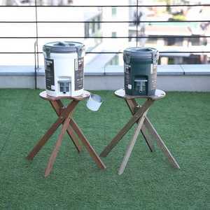 워터 저그 받침대 감성 캠핑 폴딩 스탠드 거치대 우드 캠핑용 쉘프 홀더 휴대용 야외 선반 정리대 차박