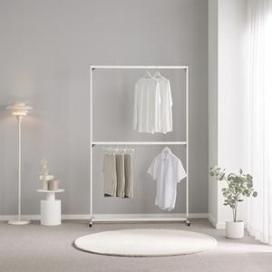 DIYSTORY MS 1200 철제 조립식 튼튼한 철제 2단행거