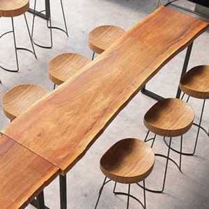 원목 바테이블 카페 긴테이블 아일랜드 식탁 다이닝