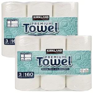 [커클랜드]코스트코 커클랜드 키친타올 160매 6롤 무료배송 gx