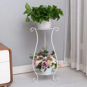 2단 화분 스탠드 받침대 철제 선반 다이 베란다 인테리어 진열 정리대