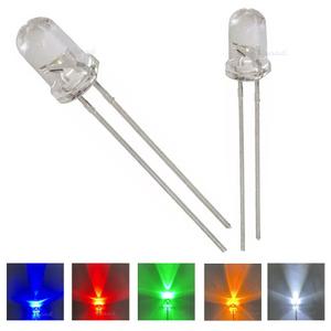 고휘도 LED 발광 다이오드 3파이 5파이 3mm 5mm 빨강 노랑 파랑 초록 흰색 주황