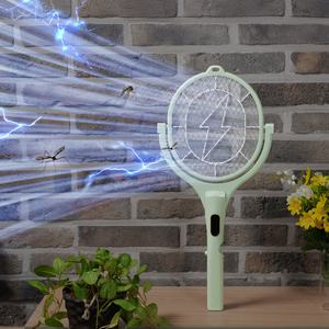  본사직영출 LED잔량표시 신제품 충전형 전기모기채 가정용 캠핑용 가을모기 초파리 퇴치 360도 회전 PG360