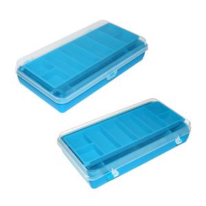 낚시바늘케이스 낚시 상자 다용도 더블 레이어 플라스틱 보관함 정리함 정리 미끼 어부 액세서리 잉어 도구