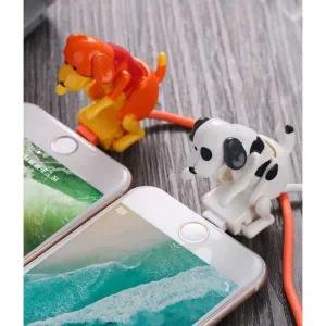 C타입 강아지충전기 블랙 고속 움직이는 호환 개 귀여운 포트